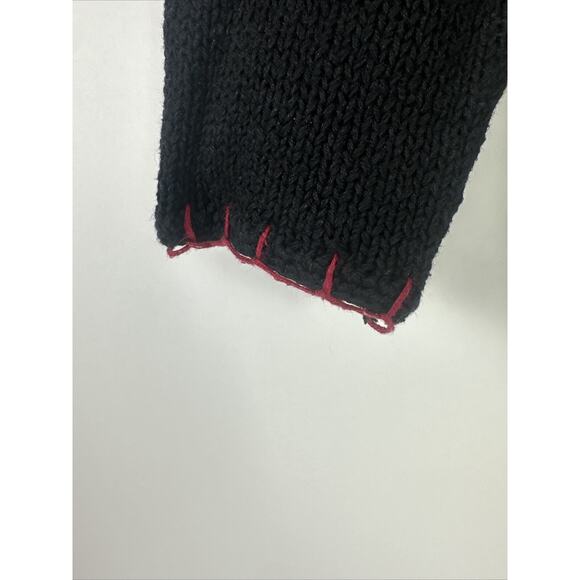 Vtg 1990's Beldoch Popper Sweater Sz Large L Elephants Horses Button Up - Picture 6 of 7